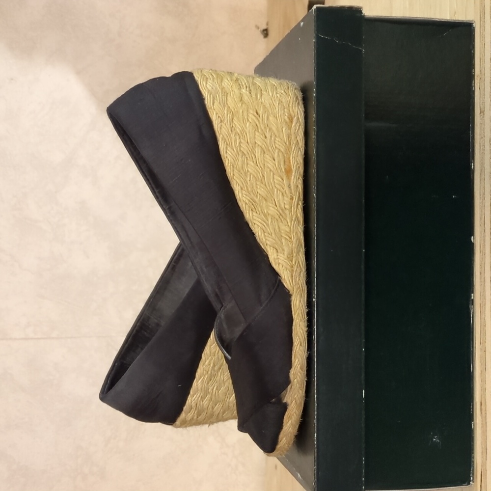 Wedge black Ralph Lauren 7.5